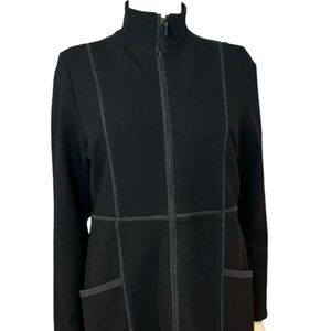 Habitat Ladies Long Black Tunic Jacket